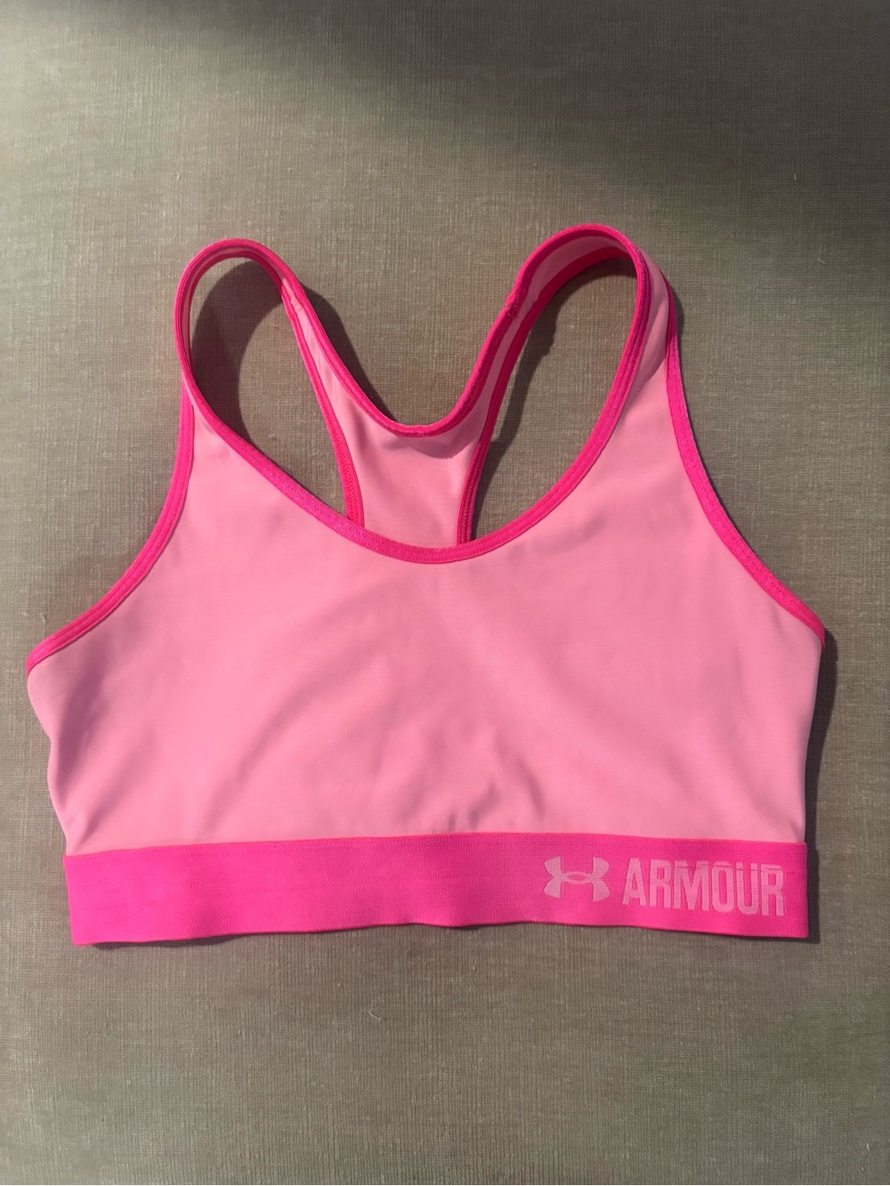 Under Armour Bright Pink Racerback Swim Sports Top